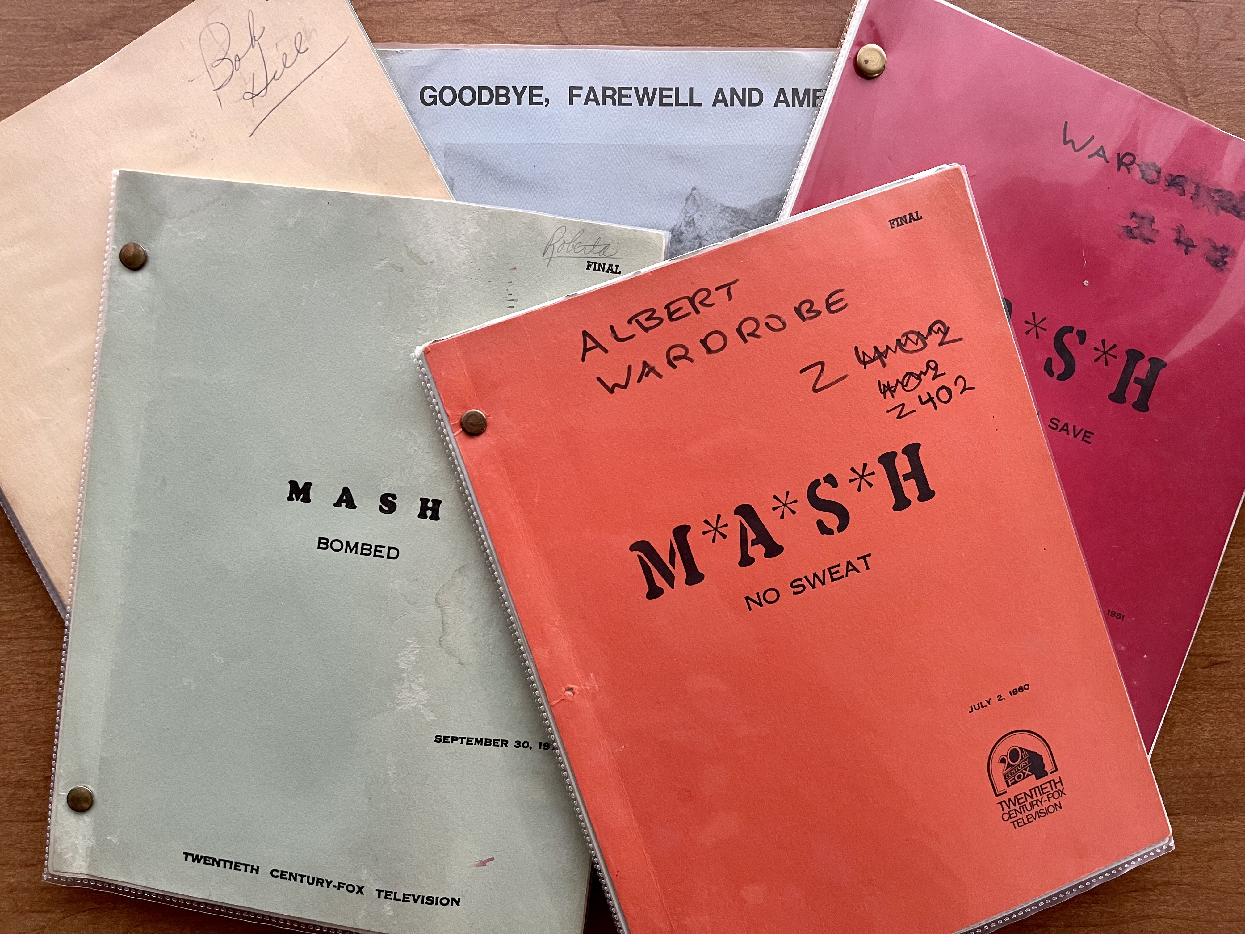 Scripts – The M*A*S*H Historian