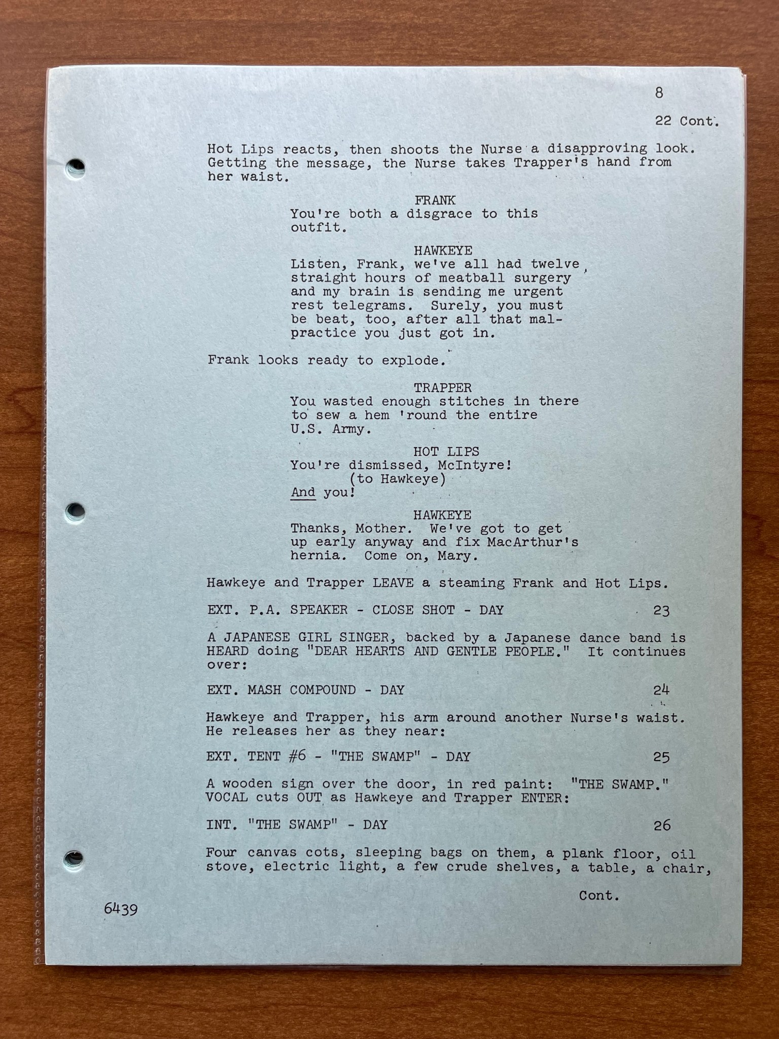 Script Spotlight 12: “Pilot Episode” – The M*A*S*H Historian
