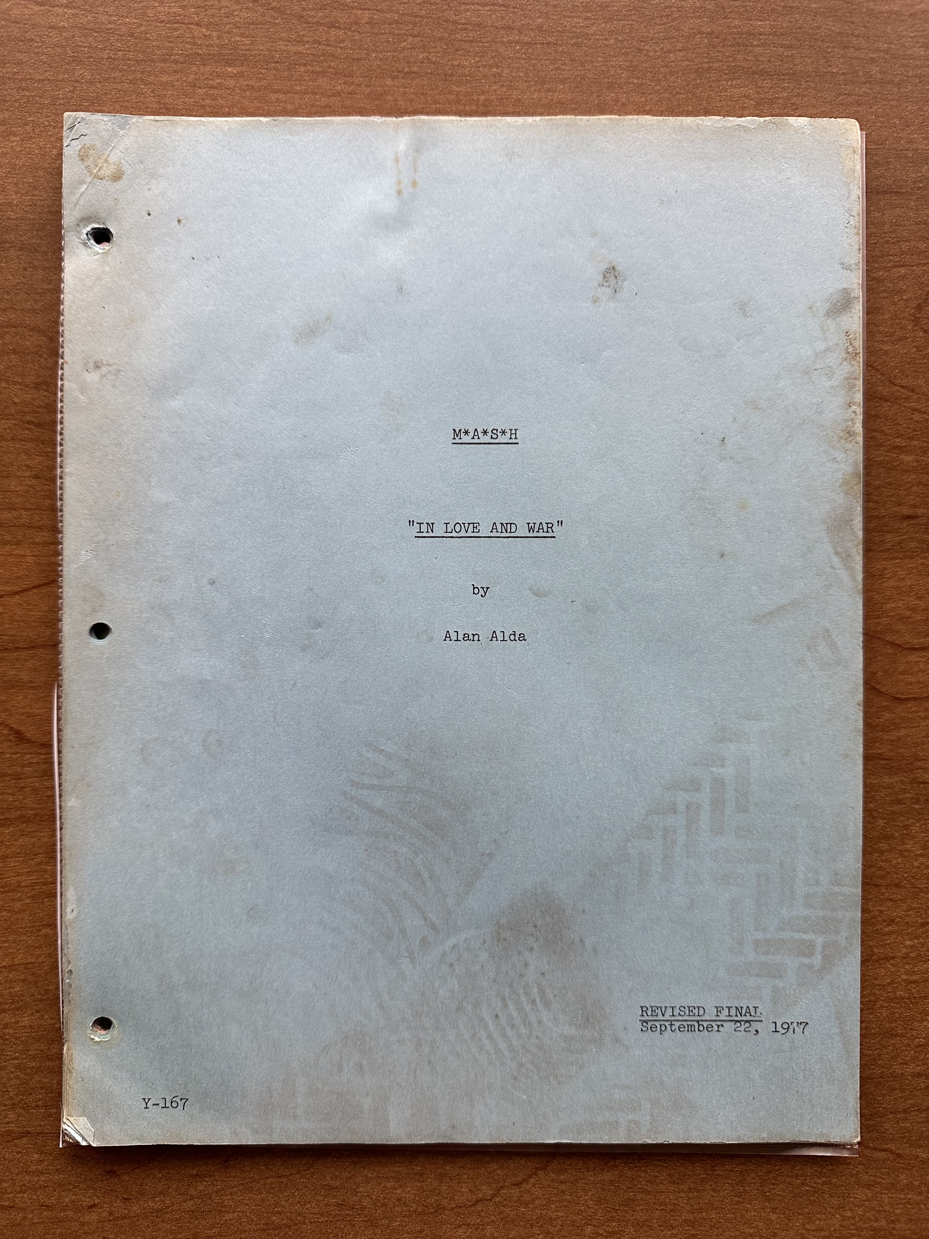 Script Spotlight 17: “In Love and War” – The M*A*S*H Historian