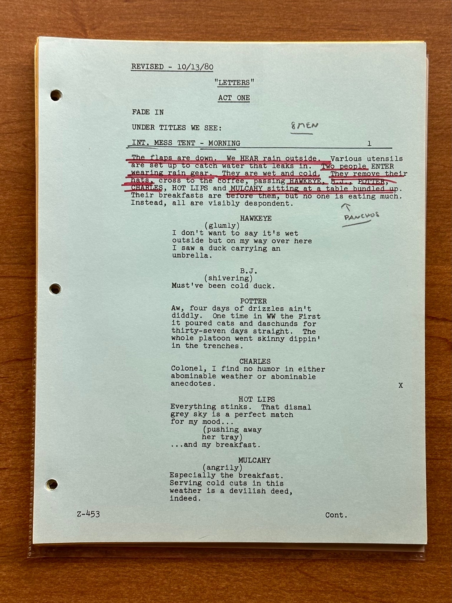 Script Spotlight 25: “Letters” – The M*A*S*H Historian