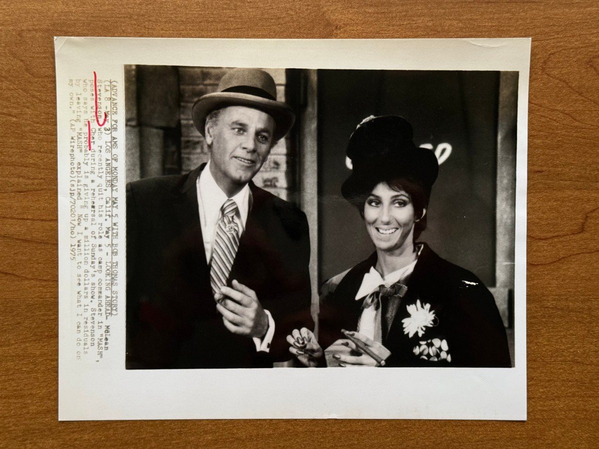 Press Pass 42: McLean Stevenson and Cher&nbsp;(1975)