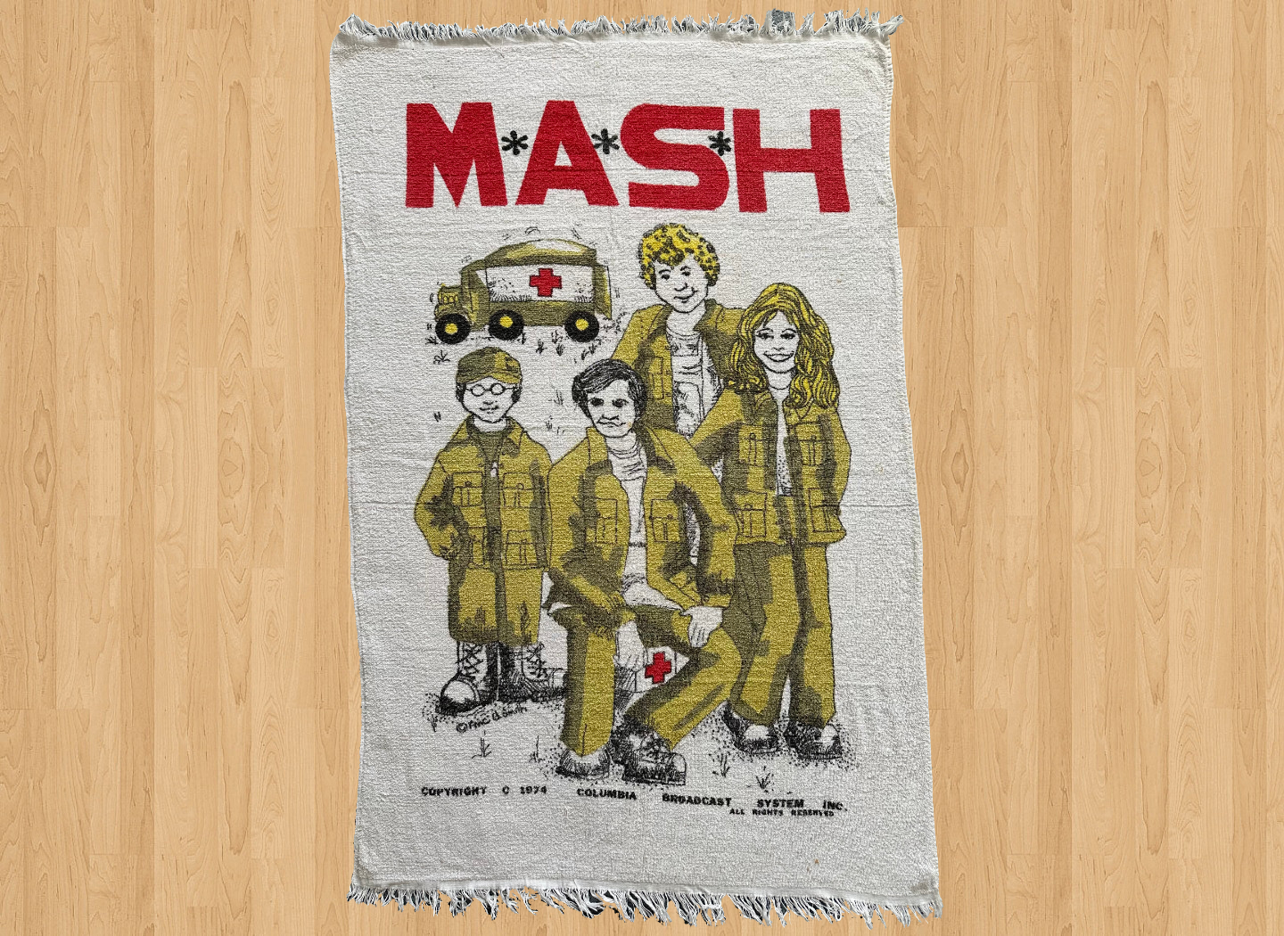 MishM*A*S*H 48: M*A*S*H Beach Towel (1974) – The M*A*S*H Historian
