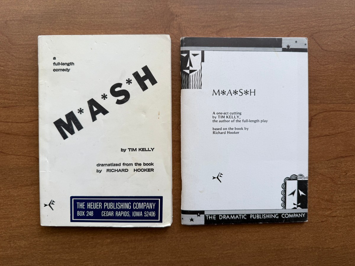 From the M*A*S*H Library 49: M*A*S*H Theater&nbsp;Play