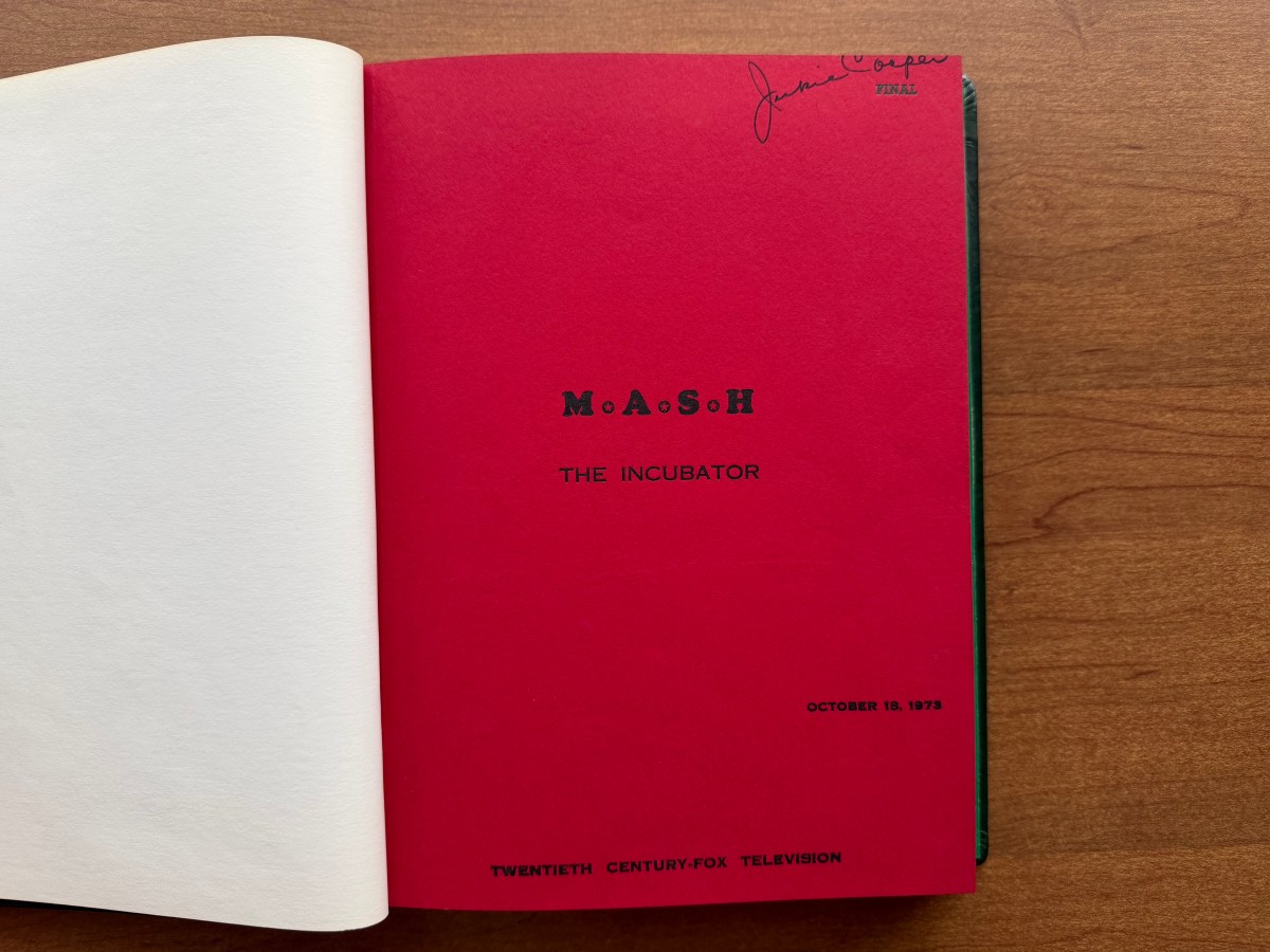 Script Spotlight 51: “The Incubator”