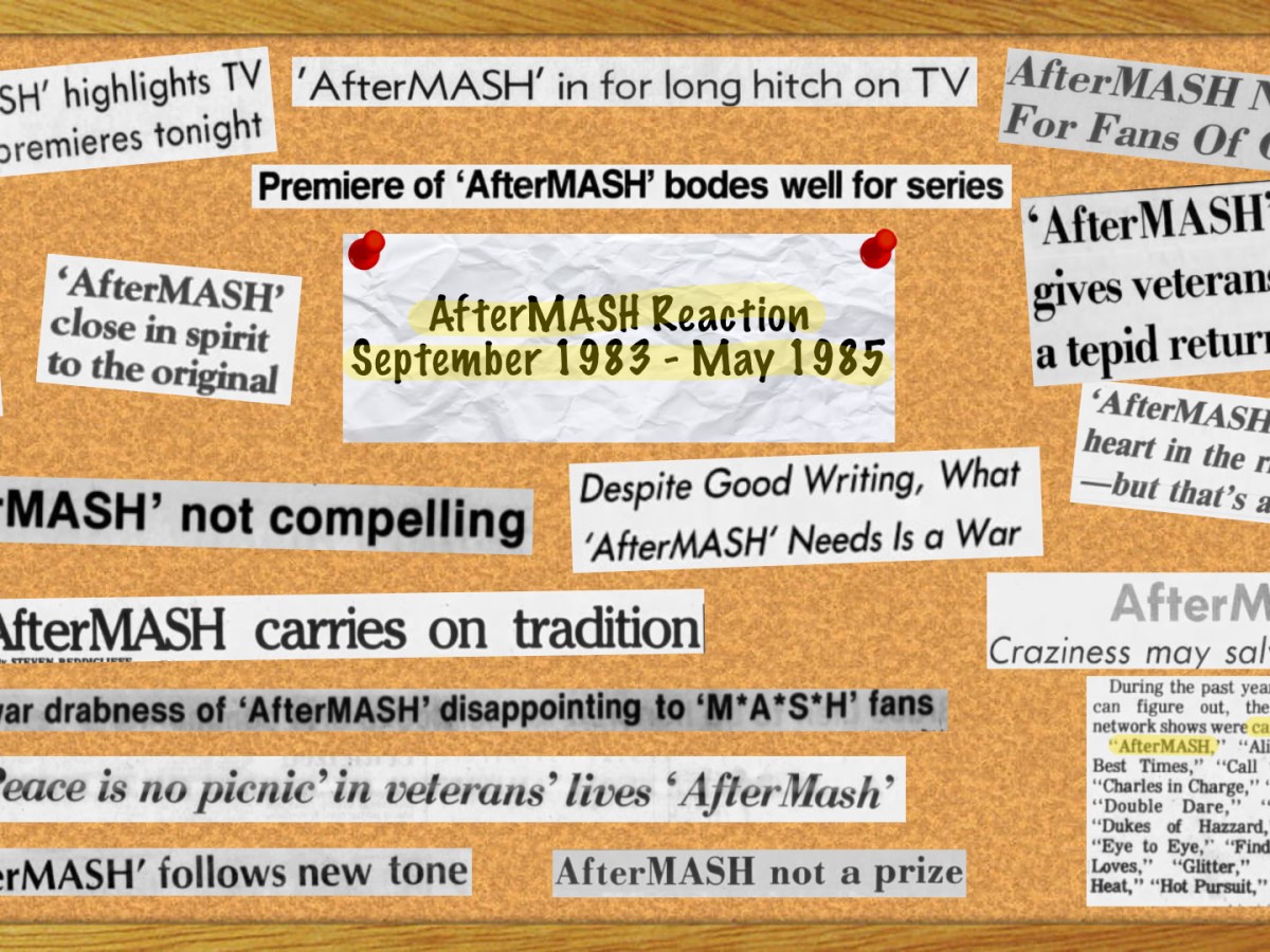 M*A*S*H Headlines 7: AfterMASH Opens Strong Despite Lackluster&nbsp;Storylines