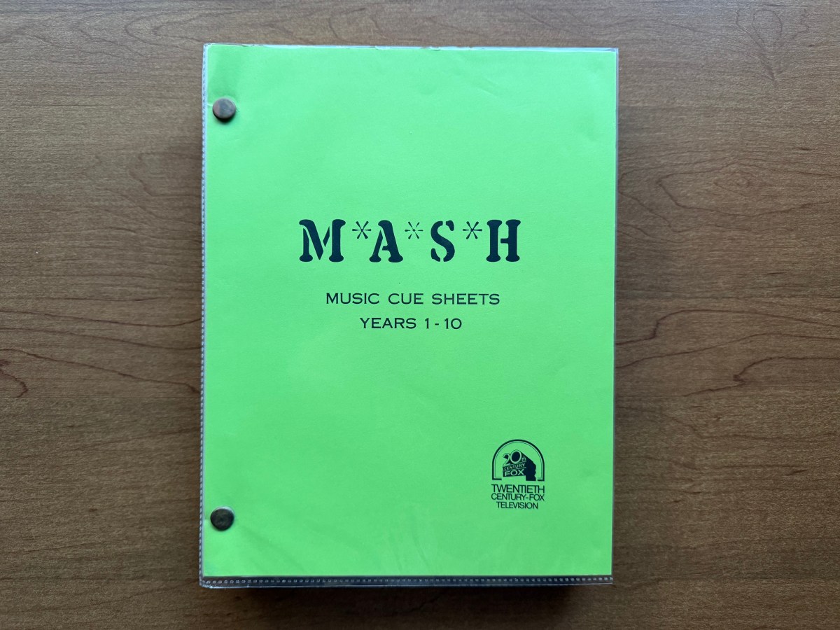 MishM*A*S*H 55: Music Cue Sheets (Years 1 –&nbsp;10)