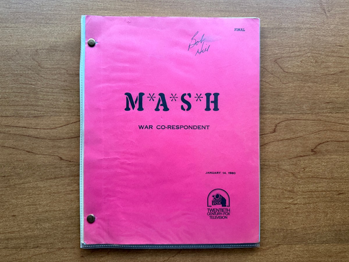 Script Spotlight 57: “War Co-Respondent”